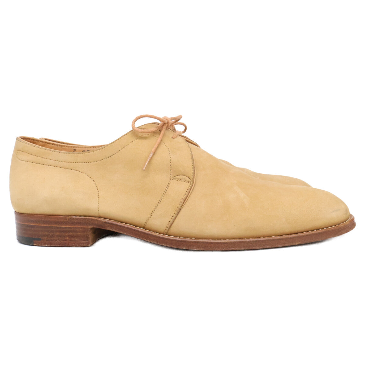JOHNLOBB ORION Nubuck Leather Dress Shoes Beige Size 7