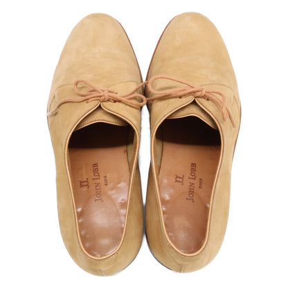 JOHNLOBB ORION Nubuck Leather Dress Shoes Beige Size 7