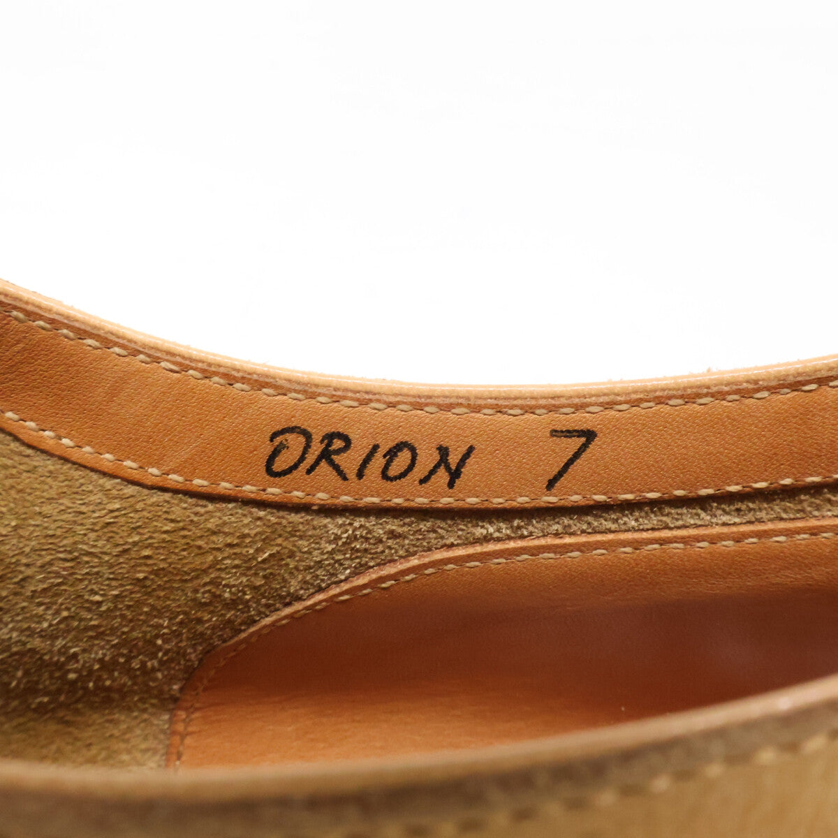 JOHNLOBB ORION Nubuck Leather Dress Shoes Beige Size 7