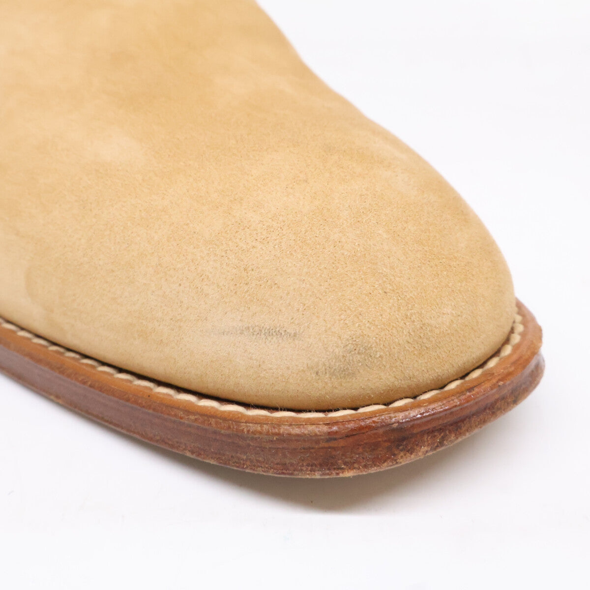 JOHNLOBB ORION Nubuck Leather Dress Shoes Beige Size 7