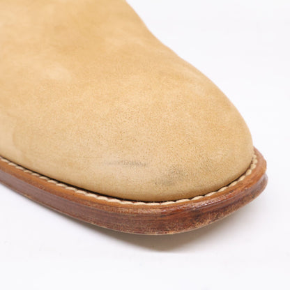 JOHNLOBB ORION Nubuck Leather Dress Shoes Beige Size 7
