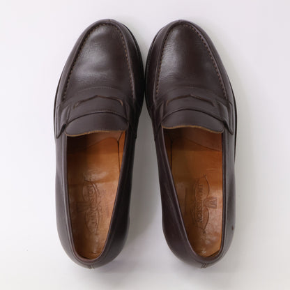 J.M. WESTON 180 Signature Leather Loafers Size 6E