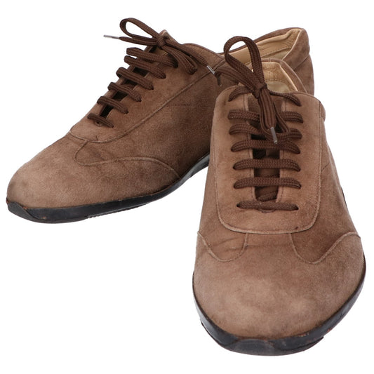 SalvatoreFerragamo Suede Low Cut Sneakers Brown Size 7