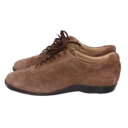 SalvatoreFerragamo Suede Low Cut Sneakers Brown Size 7