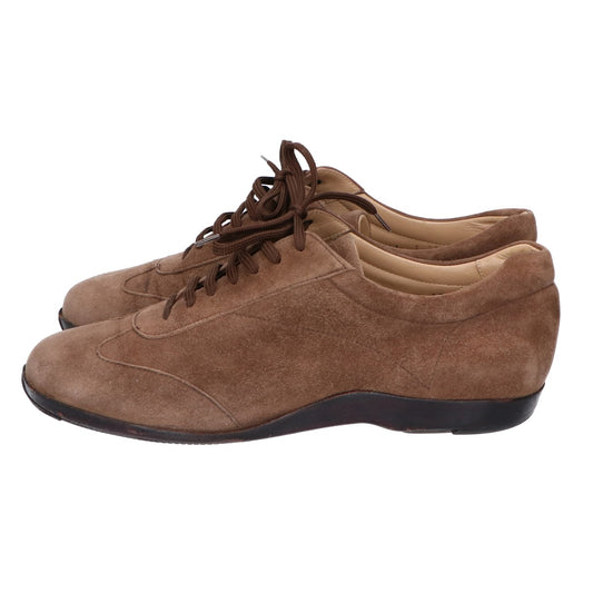 SalvatoreFerragamo Suede Low Cut Sneakers Brown Size 7