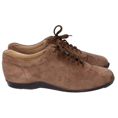 SalvatoreFerragamo Suede Low Cut Sneakers Brown Size 7
