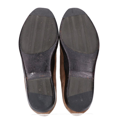 SalvatoreFerragamo Suede Low Cut Sneakers Brown Size 7