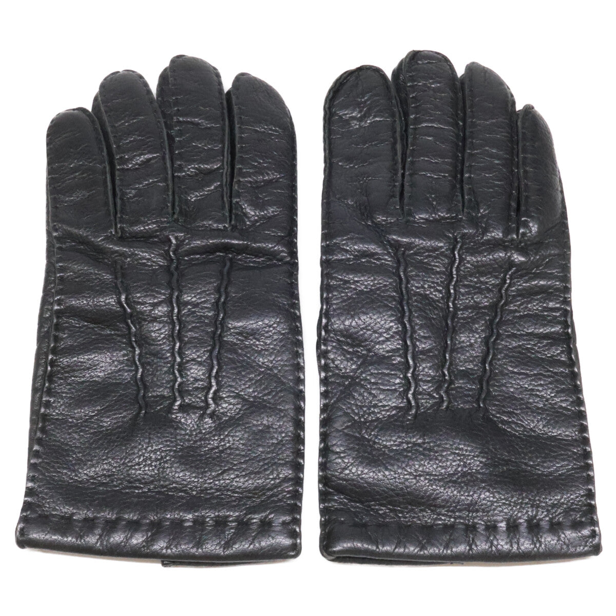 CELINE HOMME Leather Gloves Black