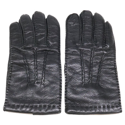 CELINE HOMME Leather Gloves Black