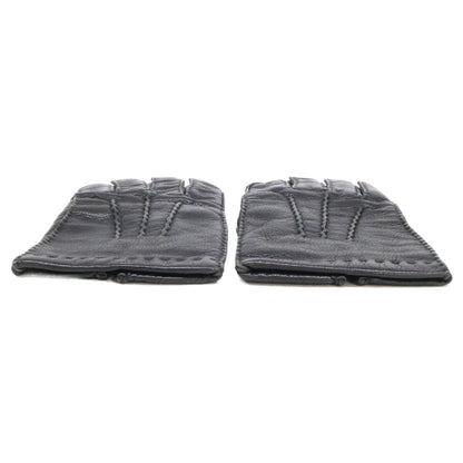CELINE HOMME Leather Gloves Black