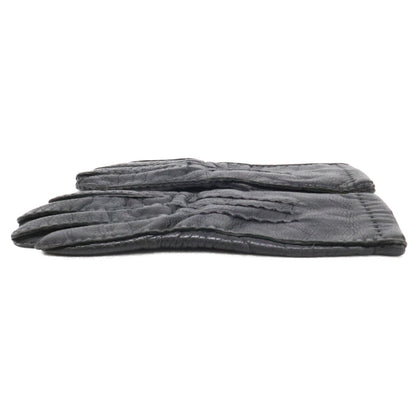 CELINE HOMME Leather Gloves Black