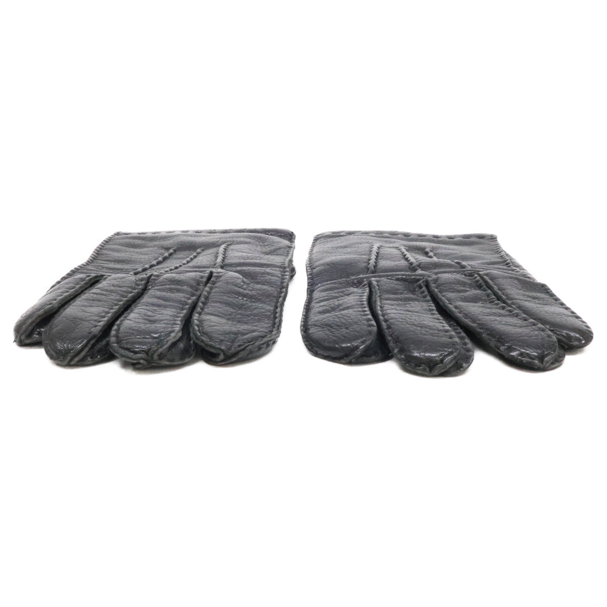 CELINE HOMME Leather Gloves Black