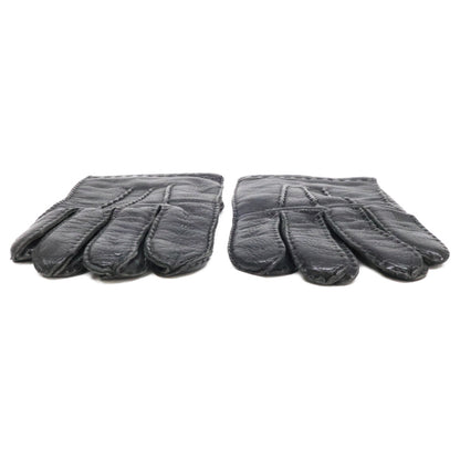 CELINE HOMME Leather Gloves Black