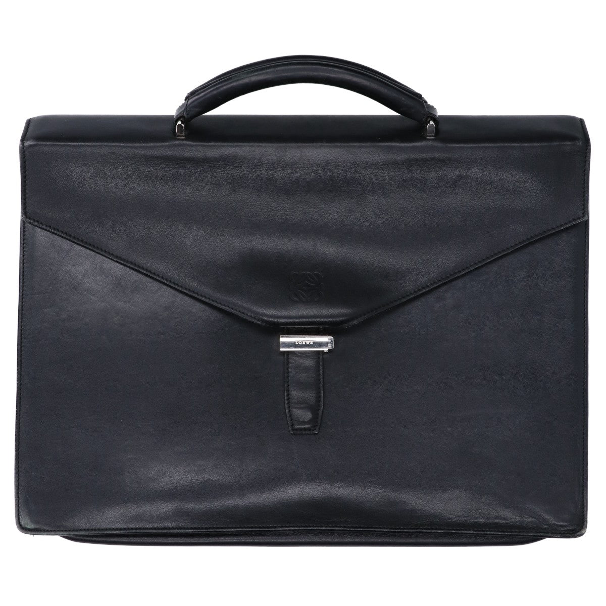 LOEWE Anagram Leather Flap Bag Black ONE SIZE Size ONE SIZE