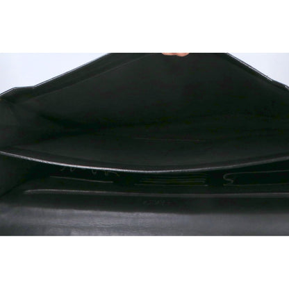 LOEWE Anagram Leather Flap Bag Black ONE SIZE Size ONE SIZE