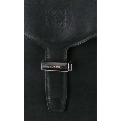 LOEWE Anagram Leather Flap Bag Black ONE SIZE Size ONE SIZE