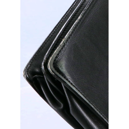 LOEWE Anagram Leather Flap Bag Black ONE SIZE Size ONE SIZE