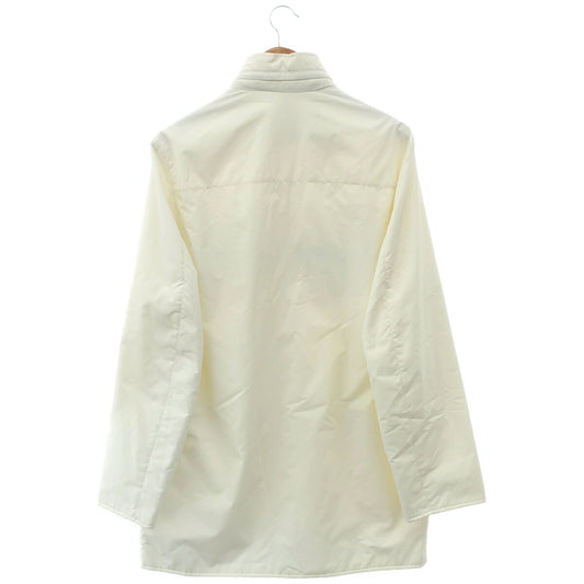 HERMES Nylon Multi-Pocket Jacket White Size 48