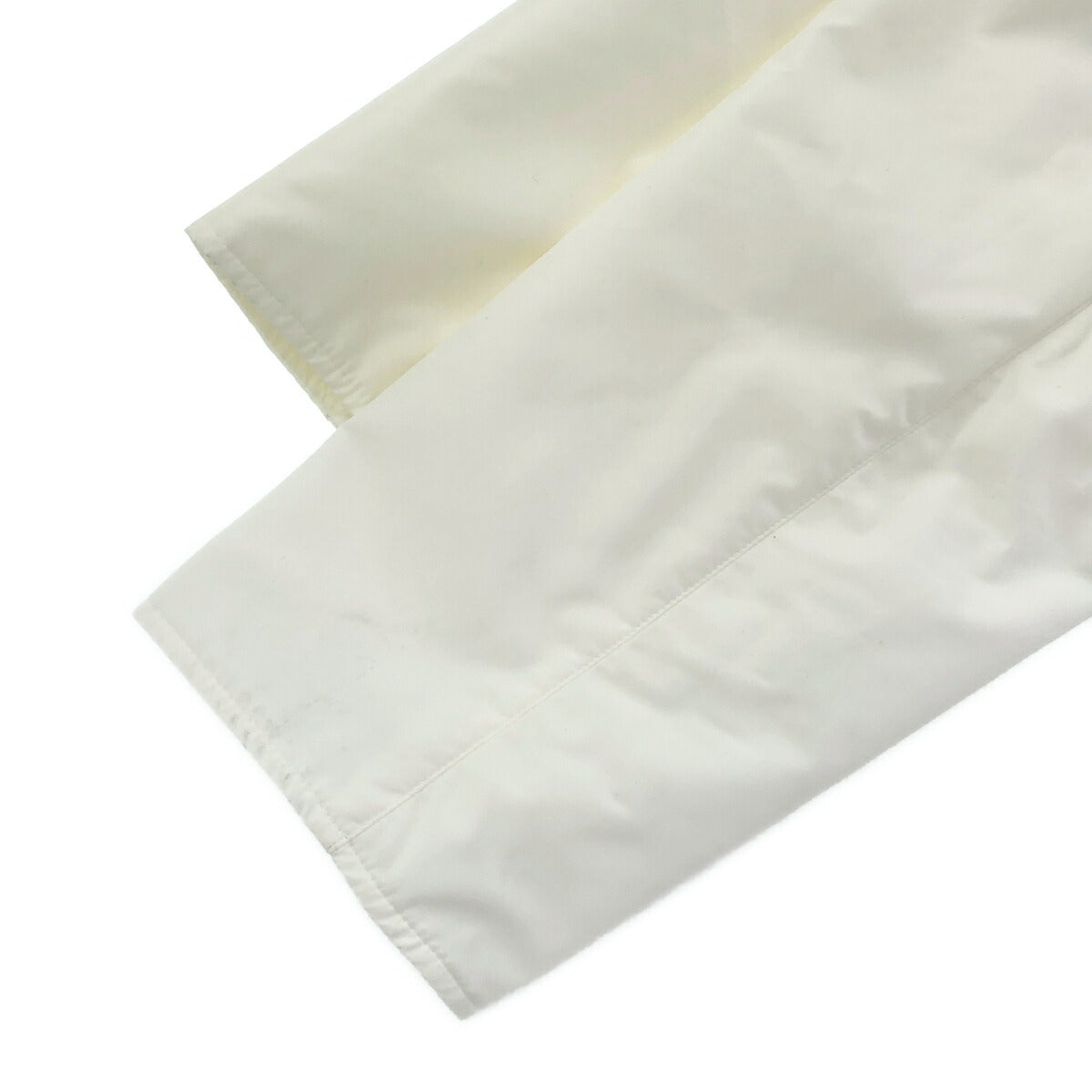 HERMES Nylon Multi-Pocket Jacket White Size 48
