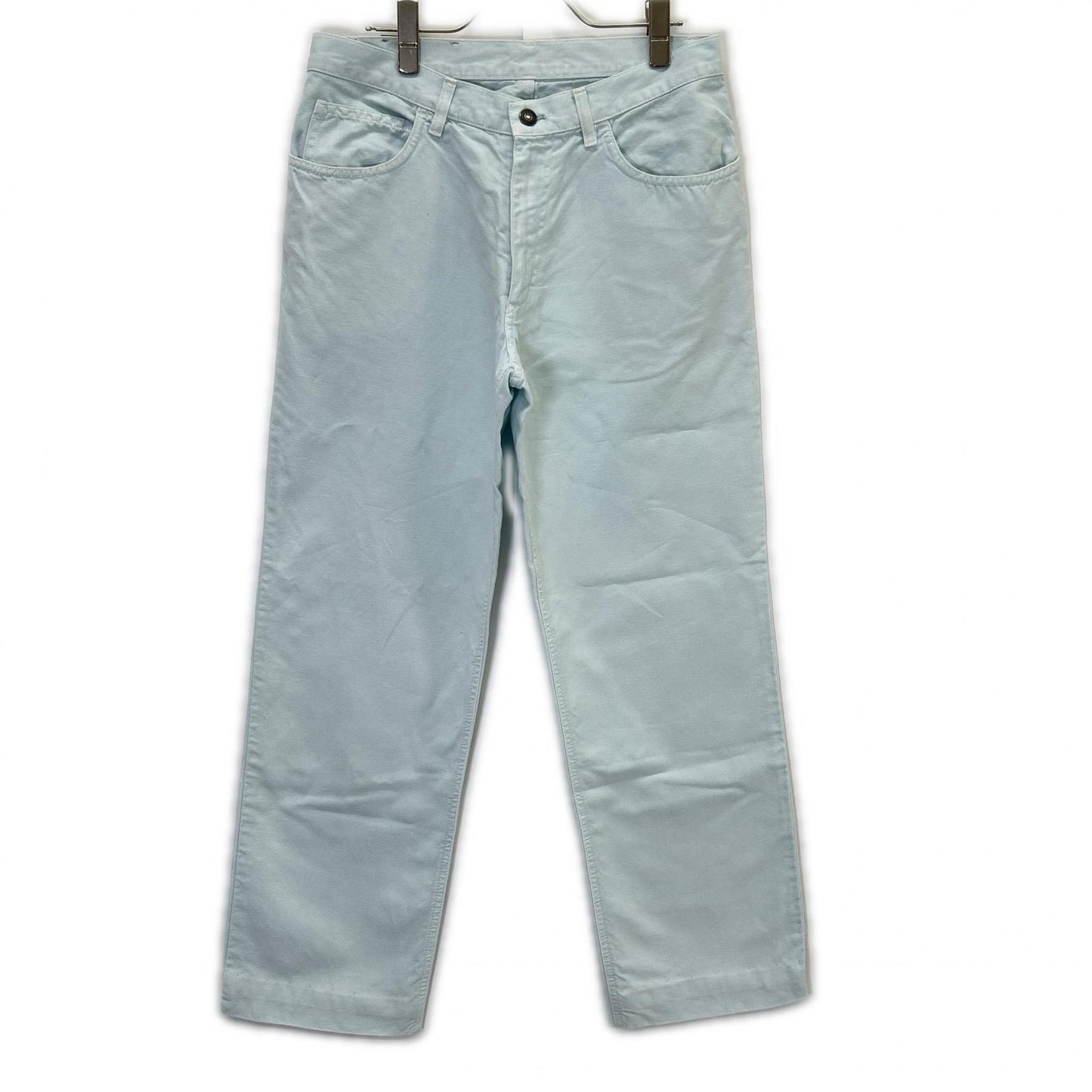 Loro Piana Blue Linen Cotton Pants Size 32
