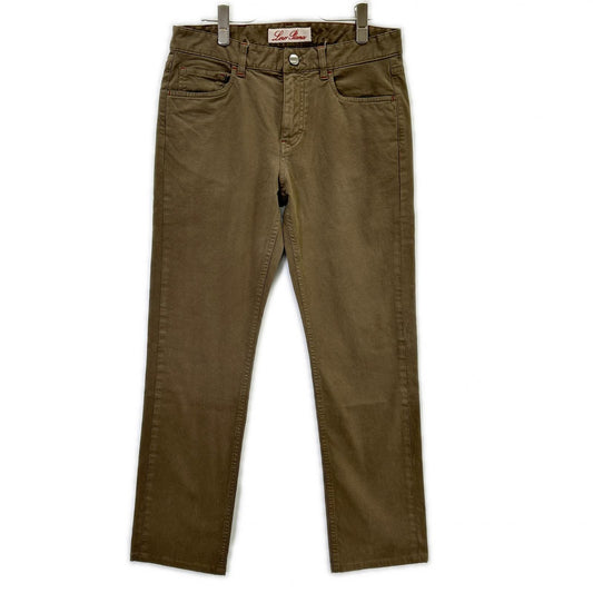 Loro Piana FAE0472 Khaki Cotton Blend Chinos Size 32