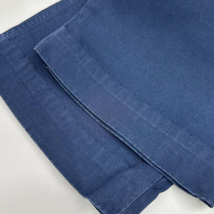 Loro Piana Navy Linen Cotton Pants Size 32