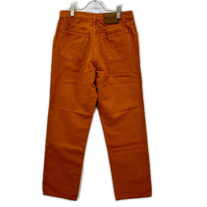 Loro Piana Orange Linen Cotton Pants Size 32