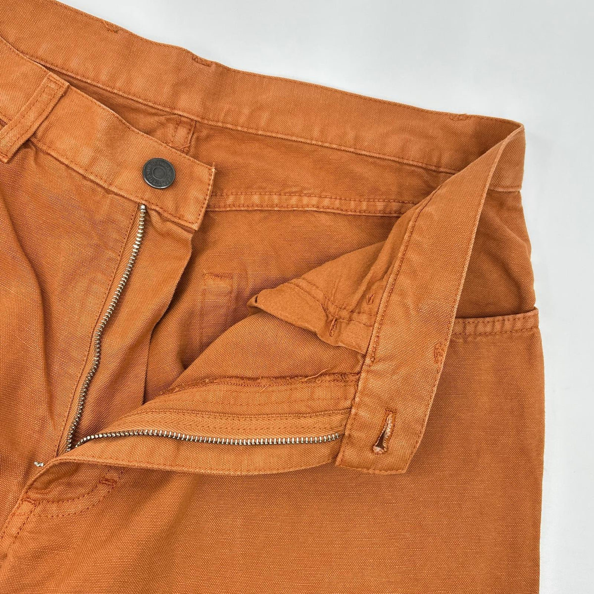 Loro Piana Orange Linen Cotton Pants Size 32