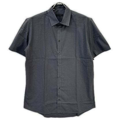 DKNY Green Cotton Short Sleeve Shirt Size 48