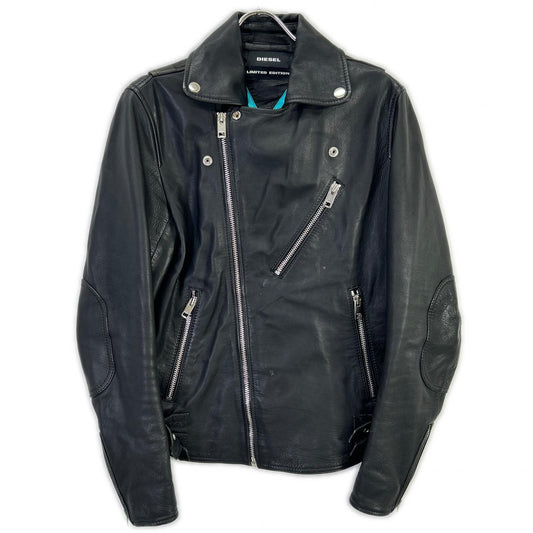DIESEL Black Limited Edition Double Rider Jacket Size M