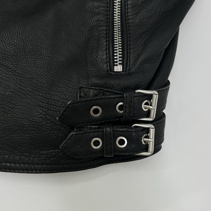 DIESEL Black Limited Edition Double Rider Jacket Size M