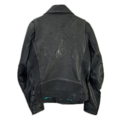 DIESEL Black Limited Edition Double Rider Jacket Size M