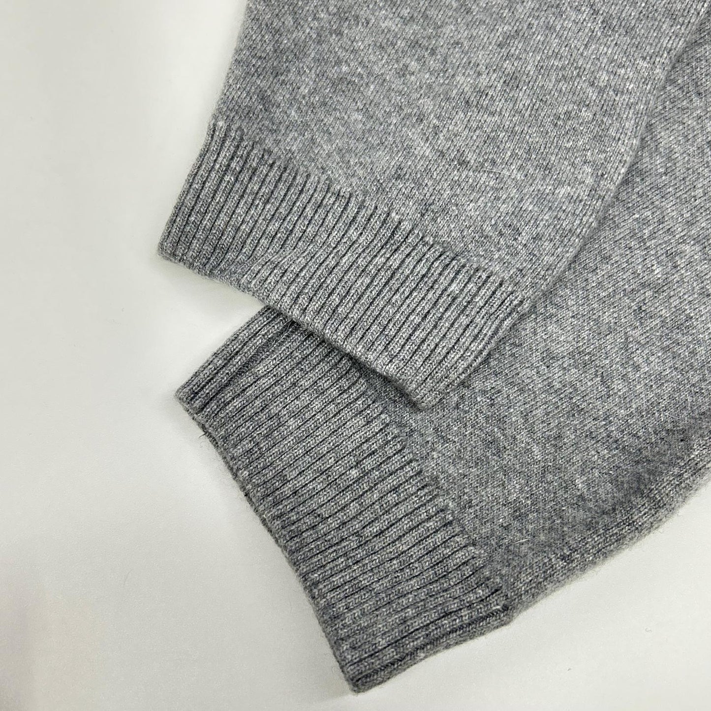 P.M.D.S. Grey Wool Cashmere Line Joggers Size S