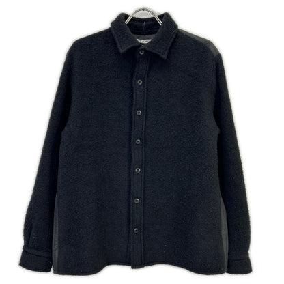 destin Black Wool Nylon Boa Jacket Size S