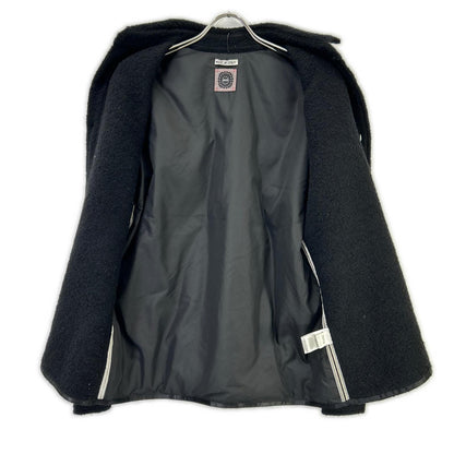 destin Black Wool Nylon Boa Jacket Size S