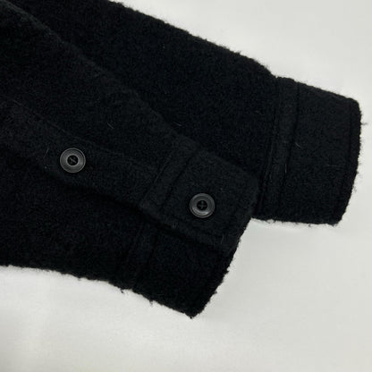 destin Black Wool Nylon Boa Jacket Size S