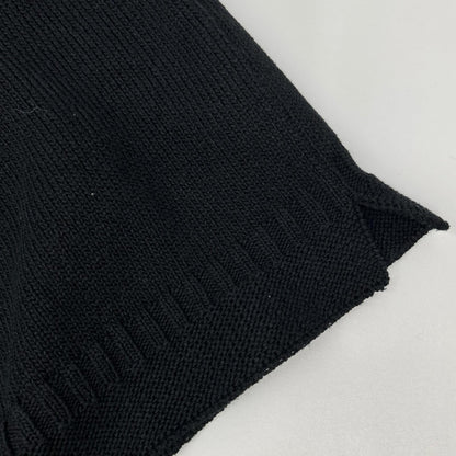 Maison Margiela Black Textured Wool Knit Sweater Size S