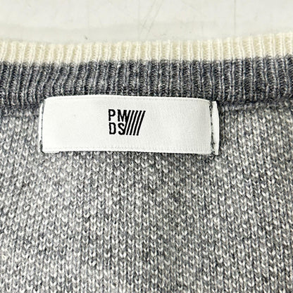 P.M.D.S. Cashmere Blend Crewneck Sweater Gray Size M