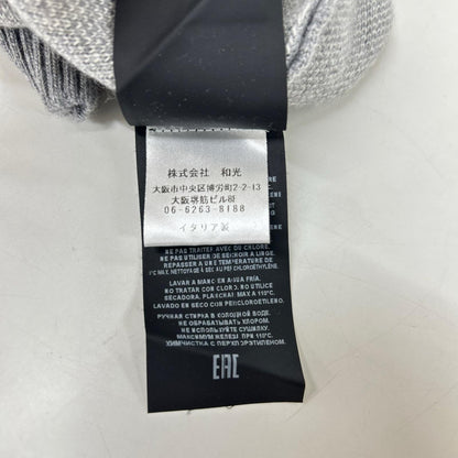 P.M.D.S. Cashmere Blend Crewneck Sweater Gray Size M