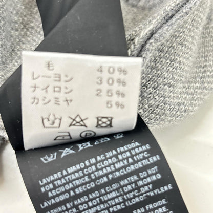 P.M.D.S. Cashmere Blend Crewneck Sweater Gray Size M