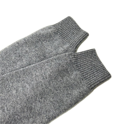 P.M.D.S. Cashmere Blend Crewneck Sweater Gray Size M
