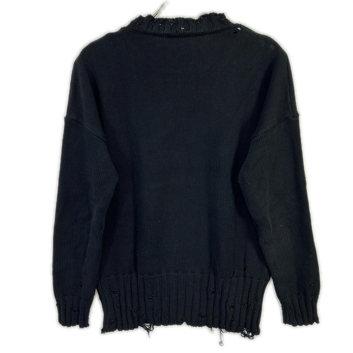 MARNI 22AW Cotton Twist Crewneck Sweater Black Size 46