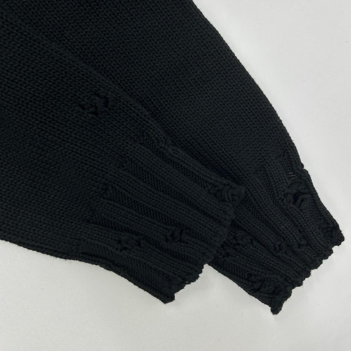 MARNI 22AW Cotton Twist Crewneck Sweater Black Size 46