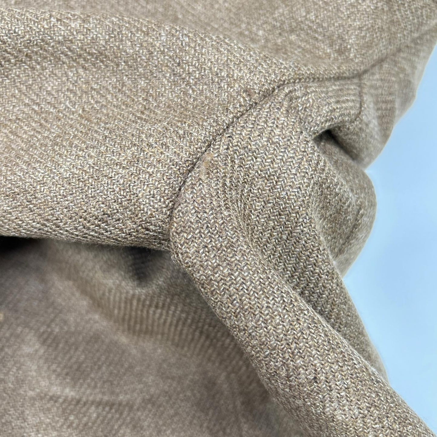 BEAMS F Brown Loro Piana Soft Tweed Blazer Size 48