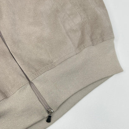 GRAN SASSO 57139 18037 Beige Suede Blouson Jacket Size 52