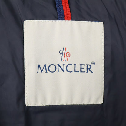 MONCLER MONTGENEVRE Wool Hooded Down Jacket Navy Size 3