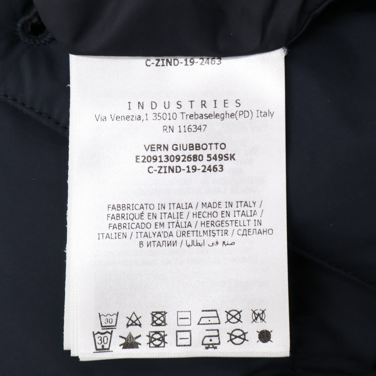 MONCLER Vern Layered Tailored Hooded Down Jacket Navy Size 3