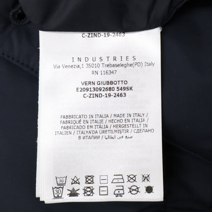 MONCLER Vern Layered Tailored Hooded Down Jacket Navy Size 3