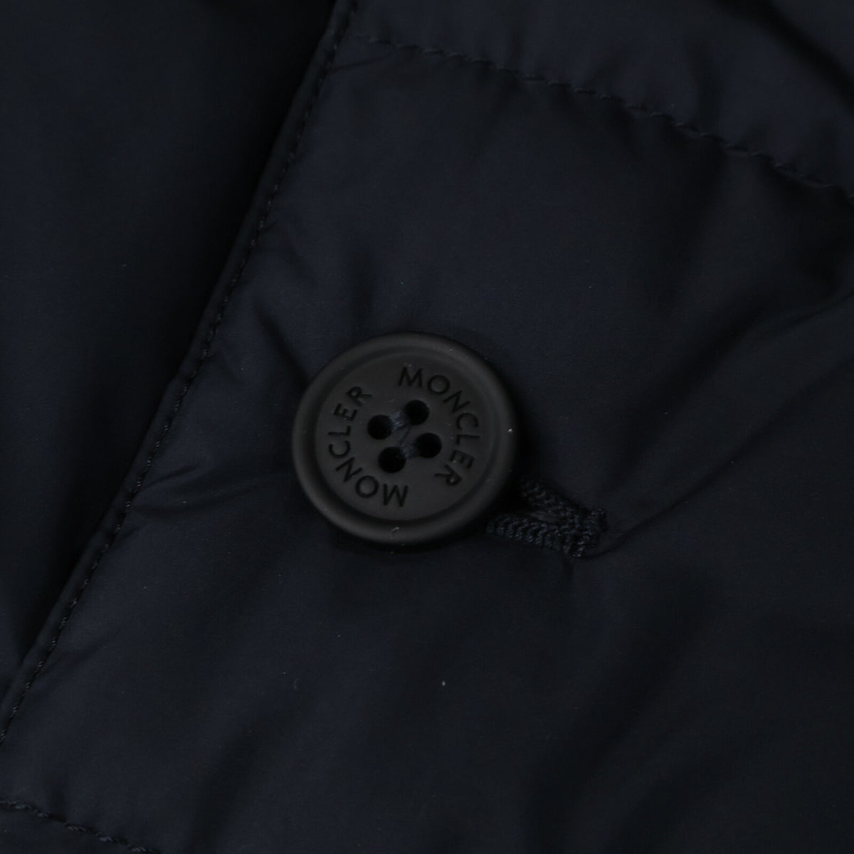 MONCLER Vern Layered Tailored Hooded Down Jacket Navy Size 3