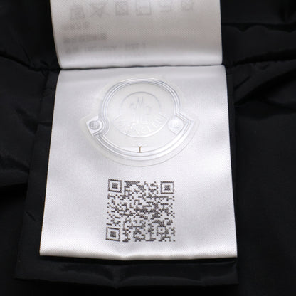 MONCLER 24' MORETAN Nylon Hooded Vest Black Size 3